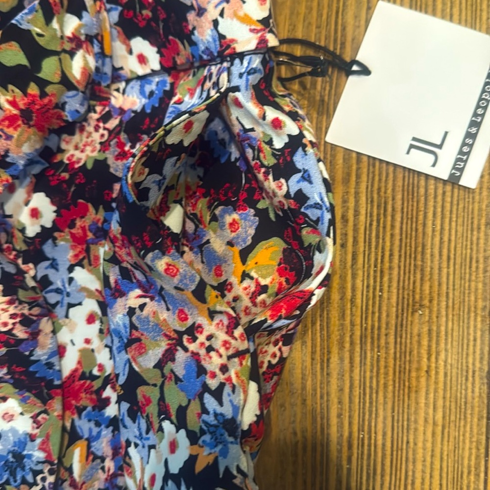 JULES & LEOPOLD WARM FLORAL PULL ON STRETCH PANTS- XS TP - NWT !🌺🍁🌸 - Picture 6 of 9